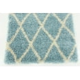 thumbnail image 7 of Unique Loom Opulence Trellis Shag Geometric Area Rug or Runner, 7 of 7