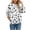 1Navy, variant on Women's Floral Landscape Print Crewneck Sweatshirt, Long Sleeve Loose‑Fit Color Block Pullover Tops, Soft Lightweight Casual Blouse
