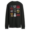 thumbnail image 2 of ACDC - Logo Grid - Men's Long Sleeve Graphic T-Shirt, 2 of 4