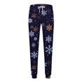 thumbnail image 4 of JUNWELL Mens Sweatpants Drawstring Snowflake Graphic Funny Jogger Pant Christmas Running Workout Trouser Holiday Slim Fit Pants, 4 of 5