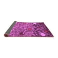 thumbnail image 2 of Ahgly Company Indoor Rectangle Abstract Purple Modern Area Rugs, 2' x 4', 2 of 4