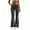 Dark Gray, variant on Capris for Women with Pockets Ladies High Waisted Casual Yoga Pants With Elastic Waist Pocket Pants Flared Leggings Tummy Control Stretchy Summer Bottoms Navy XXL