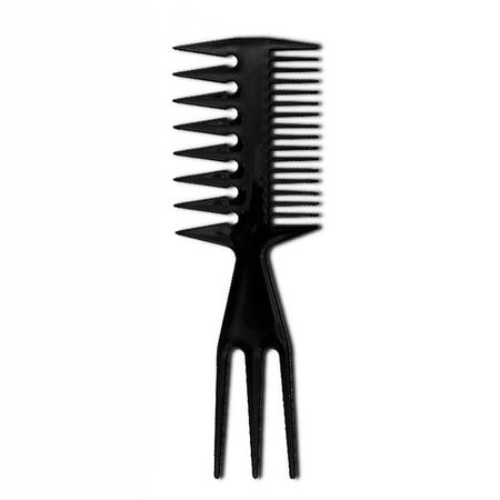 3 Way Large Wide Tooth Comb Salon Afro Hair Pick Brush Comb Hairdressing Hair Styling Comb Braid Tool;3 Way Large Wide Tooth Comb Salon Afro Hair Pick Brush Comb (Best Way To Straighten Afro Hair)