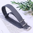 thumbnail image 2 of MasteelfCA Nylon Watch Strap Replacement Heavy Duty Watch Bands Woven Wristband Strap 18mm (Grey), 2 of 7