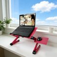 thumbnail image 1 of Laptop Portable Laptop Desk Notebook Stand Table Tray with Mouse Holder Sofa Bed, 1 of 7