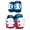 Blue, variant on Knee Pads, Elbow Pads Combo Pack, Black, Small / Medium