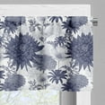 thumbnail image 5 of Ambesonne Vintage Valance & Curtain, Dotted Digital Paint, 55"x36", Blue White, 5 of 6