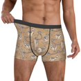 thumbnail image 2 of Kdxio Men's Boxer Briefs with Cactus Alpaca Print - Comfortable and Breathable Underwear for Everyday Wear, 2 of 7
