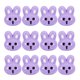 thumbnail image 5 of Botones de manualidades de resina de 12 piezas botones en forma de conejo botones de bricolaje para elaborar botones de dibujos animados de resina, 5 of 5