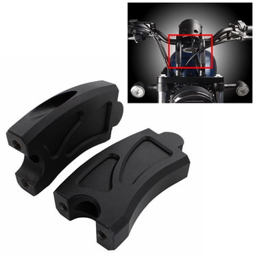 KEMIMOTO Motorcycle Handlebar Risers For Honda Rebel 300/500/1100 - 1 Inch Rise