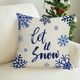 thumbnail image 1 of Fundas de Cojín Navideñas de 45X45 Cm con Estampado de Copos de Nieve y Ciervos En Rojo y Blanco. Fundas Decorativas para Cojines Decorativos Del Hogar, Sofá, Cama o Coche., 1 of 6