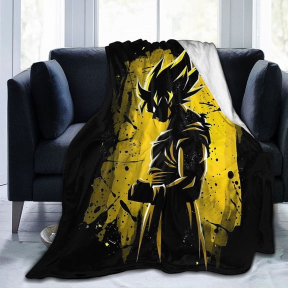 Drag_On Ball Z Blanket Ultra-Soft Throw Blanket For Couch Bed Sofa, Lightweight Warm Bedding Blanket Fleece Bedding 40"X30"