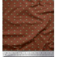 thumbnail image 1 of Soimoi Cotton Voile Fabric Plus Sign & Triangle Small Print Sewing Fabric Yard 42 Inch Wide, 1 of 1