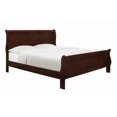 thumbnail image 2 of Topline Home Furnishings  6pc Louis Philippe Inspired Queen Bed Set, 2 of 9