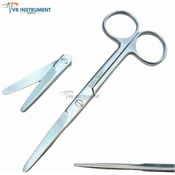 VR Instrument Supply Mayo Scissors Straight 6.75'' Blunt/Blunt Precision Cutting Tool-German Stainless CE