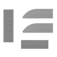 thumbnail image 1 of CUITING Durable Rise Threshold Ramp Doorway Lightweight Portable Plastic Curb Ramps, 1 of 19