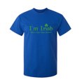 thumbnail image 1 of I'm Irsh What's Your Super Power Novelty Graphic Tees Men Christmas Gift Anniversary Love Humor Funny Sarcastic T Shirt, 1 of 5
