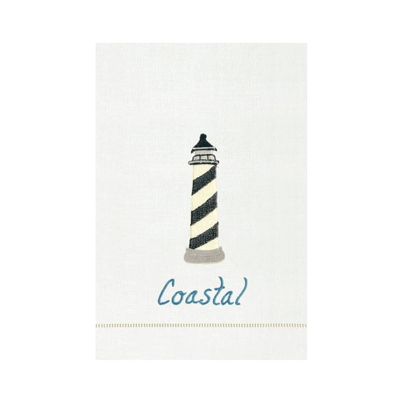 Lighthouse "Coastal" Woven Kitchen & Bathroom Guest Towel Dishtowel
