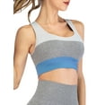 thumbnail image 4 of 2Pcs Sports Bras Women Breathable Tank Top Push Up Yoga Bra Fitness Workout Gym Running Yoga Bra Ladies Seamless Bras with Removable Pads, 4 of 7