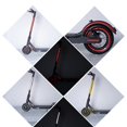 thumbnail image 4 of 1 Set d'Autocollants Réfléchissants Scooter Set Complet Autocollants pour MAX G30 Kickscooter Autocollants Pliables (Jaune), 4 of 6