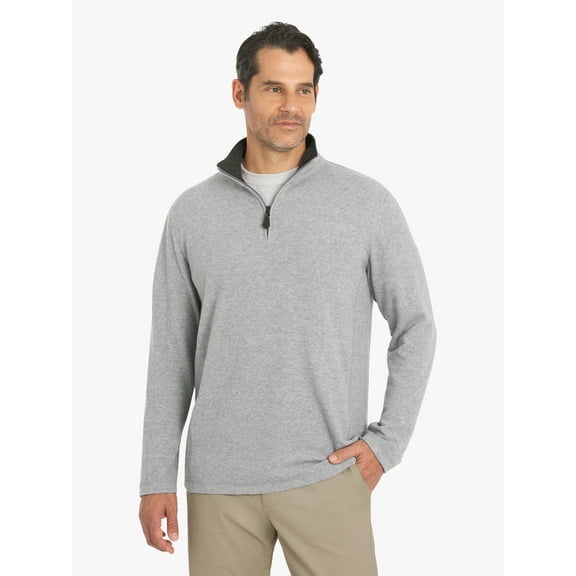 Chaps Men's & Big Men's Woodland Quarter Zip Sweater, Sizes S-2XL