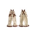 thumbnail image 2 of Cjfdfy Toddler Baby Girl Thanksgiving Outfit My Rolls Are Homemade Fall Clothes Infant Baby Girls Romper Overalls Cute Letters Bread Embroidery Sleeveless Bell Bottom Plaid Jumpsuit Flare Pants, 2 of 9