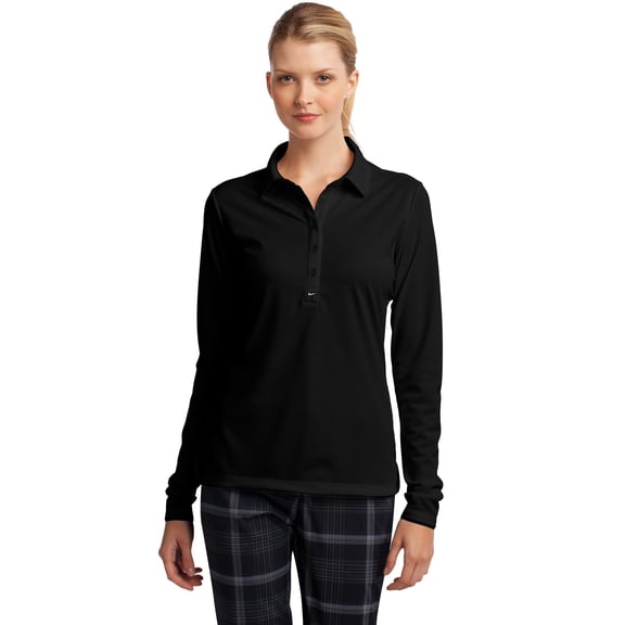 Nike Ladies Long Sleeve Dri-FIT Stretch Tech Polo. 545322