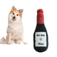 thumbnail image 4 of CBFFDC Jouet en Peluche Coloré pour Animaux de Compagnie Chien Jouet en Peluche Couineur Super Doux Résistant aux Morsures Jouet en Forme de Bouteille de Vin Outil d'Entraînement Interactif Fournitures pour Animaux, 4 of 7