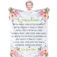 thumbnail image 1 of LHSHID Grandma Gifts Blankets from Granddaughter Mothers Day Blanket Gifts for Grandma Birthday Gifts for Grandma Christmas Thanksgiving Gifts Ideas Throw Blankets 50x60in, 1 of 6