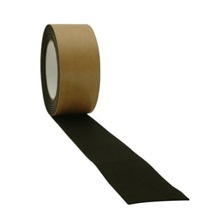 Black Felt Stripping, Adhesive Backed 5 Wide x .5mm (.02”) Thick, 50' Roll  - The Felt Company