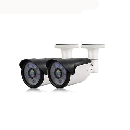 5MP Poe IP Camera Outdoor Indoor Home Security Camera, HD Auto IR Lights Night Vision PoE IP Camera, IP66 Waterproof, Motion Detect, 3.6mm Lens, 15fps, NVR Blue iris (2 Pack)