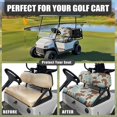 thumbnail image 4 of Garronmavis Brown Blue Camouflage Universal Golf Cart Seat Covers Accessories Suitable for All Weather Conditions Interior Accessiores Golf Cart Replacement Seat Cover, 4 of 6
