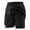 Black, variant on Two Layer Athletic Shorts for Women, Flowy Running Shorts with Secure Inner Liner, Lightweight Workout Gym Shorts for Sports & Tennis