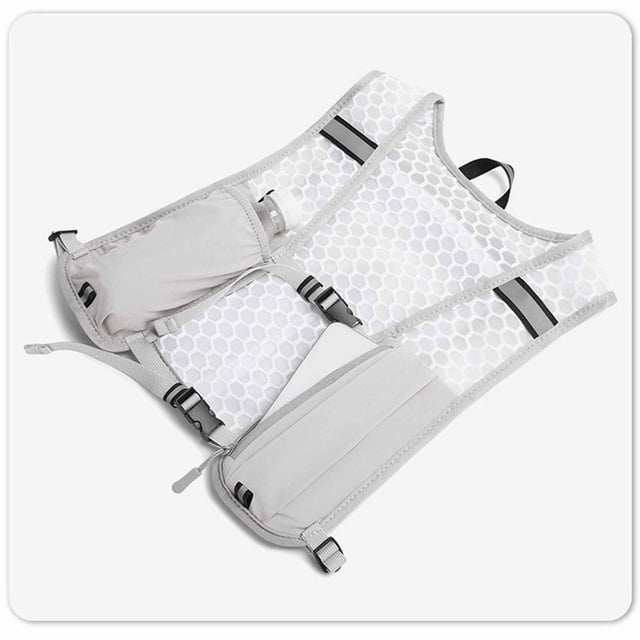 S SERENABLE Backpack Running Vest Water Bladder Bag Daypack for Outdoor Sports Gray
