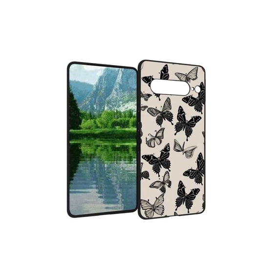 Compatible with Google Pixel 7 Pro Phone Case, Butterflies678 Case Silicone Protective for Teen Girl Boy Case for Google Pixel 7 Pro