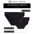 thumbnail image 2 of Ropa Interior Bikini Vince Camuto Paquete de 5 sin Costuras Lencería Talla L, 2 of 6