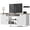 White, variant on Uforic 70 Inch Modern Farmhouse TV Stand for 75/80 Inch TV with Built-in Power Outlets, 2 Cabinets & Open Compartments for Living Room, White
