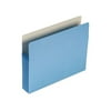 Smead 73235 5 1/4 Inch Expansion Colored File Pocket, Straight Tab, Letter, Blue, 10/Box