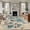 brown, variant on 6'x9' Area Rugs, Blue Tulip Indoor Outdoor Area Rug for Living Room Bedroom, Vintage Flowers Leaves Butterfly Khaki Rustic Washable Bathroom Rugs Kitchen Floor Carpet Mats Home Decor Aesthetic