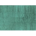 thumbnail image 1 of Ahgly Company Machine Washable Indoor Rectangle Oriental Turquoise Blue Industrial Area Rugs, 8' x 10', 1 of 4