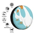 thumbnail image 2 of Kdxio Three White Geese for Tire Cover Wheel Protectors Tyre Covers Weatherproof Wheel Covers Universal Fit for Trailer Rv SUV Truck Camper Travel Trailers 14 inch, 2 of 5