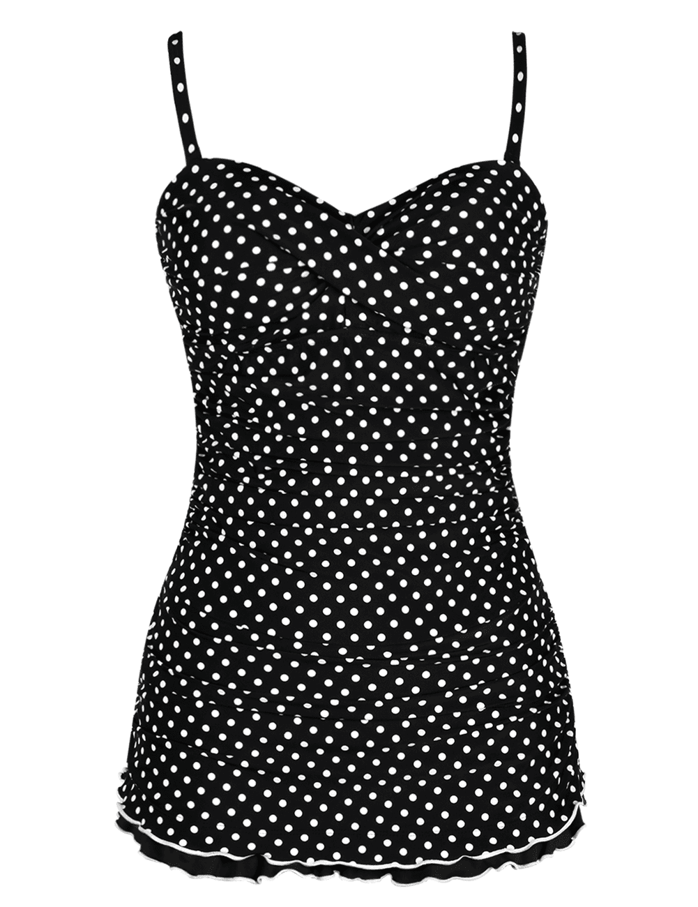 Hilor Women One Piece Swimsuit Tummy Control Bathing Suits Ruffle