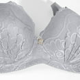 thumbnail image 3 of Womens Adjustable Breathable D-Cup Bra - Wireless Design, Nylon Fabric, Sexy Lace Detailing, for Full-Busted Comfort and Support, 3 of 5
