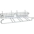 thumbnail image 2 of Shower Caddy Over Shower Head Basket Shelf with Hooks for Hanging Sponge and Razor,Shampoo Holder Organizer Stainless Steel Chrome, 2 of 3
