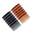 thumbnail image 3 of Design Hair Combs Hair Clip Combs Plastic Black 12 Pieces Hair Accessories for Women and Girls, 3 of 8