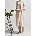 thumbnail image 4 of Oubit Women Kitchen Cooking Apron with 2 Front Pockets Cotton Linen Apron Coffee Shops Flower Shops Work Cleaning Aprons, 4 of 5