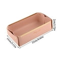 thumbnail image 2 of Harpily Boîte de Rangement en Cuir Pliable avec Poignée pour Cosmétiques et Collations, 2 of 3