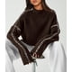 thumbnail image 3 of Suéter PRETTYGARDEN Otoño 2025 de Punto Grueso con Cuello Alto Talla XL, 3 of 6