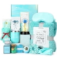 thumbnail image 1 of Cestas de regalo HangerSpace Relaxing Spa con manta y rosa, 1 of 9