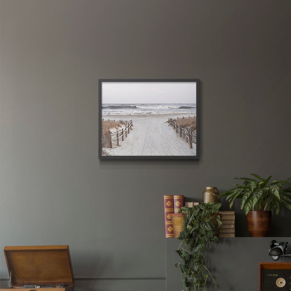 OBX Path by Natalie Carpentieri - Restickable Framed Giclée Print